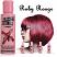 Crazy Color Semi Permanent Hair Color Cream 100ml - Ruby Rouge (4pcs)