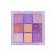 W7 Soft Hues - Amethyst Pressed Pigment Palette (8pcs)