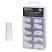 Royal 80 Salon Nail Tips - Natural French Square White (6pcs) (NNAI358)