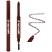W7 Twist & Shape 2in1 Brow Pencil and Comb - Brown (24pcs)