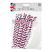 Union Jack Printed Paper Straws - 20 Pack