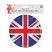 Union Jack Printed Self-Inflating Balloons - 2 Pack