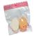 Lilyz 2pcs White & Orange Make-up Sponge (12pcs)