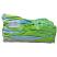 Euro Bijoux Reversible Stretch Headbands - Sky Blue & Green (12pcs)