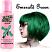 Crazy Color Semi Permanent Hair Color Cream 100ml - Emerald Green (4pcs)
