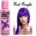 Crazy Color Semi Permanent Hair Color Cream 100ml - Hot Purple (4pcs)