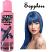 Crazy Color Semi Permanent Hair Color Cream 100ml - Sapphire (4pcs)