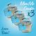 Airpure Linen Room Scented Mini Me Candle (3pcs)