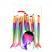 Yurily Mermaid Make-Up Brush Set (11pcs) (Rainbow)