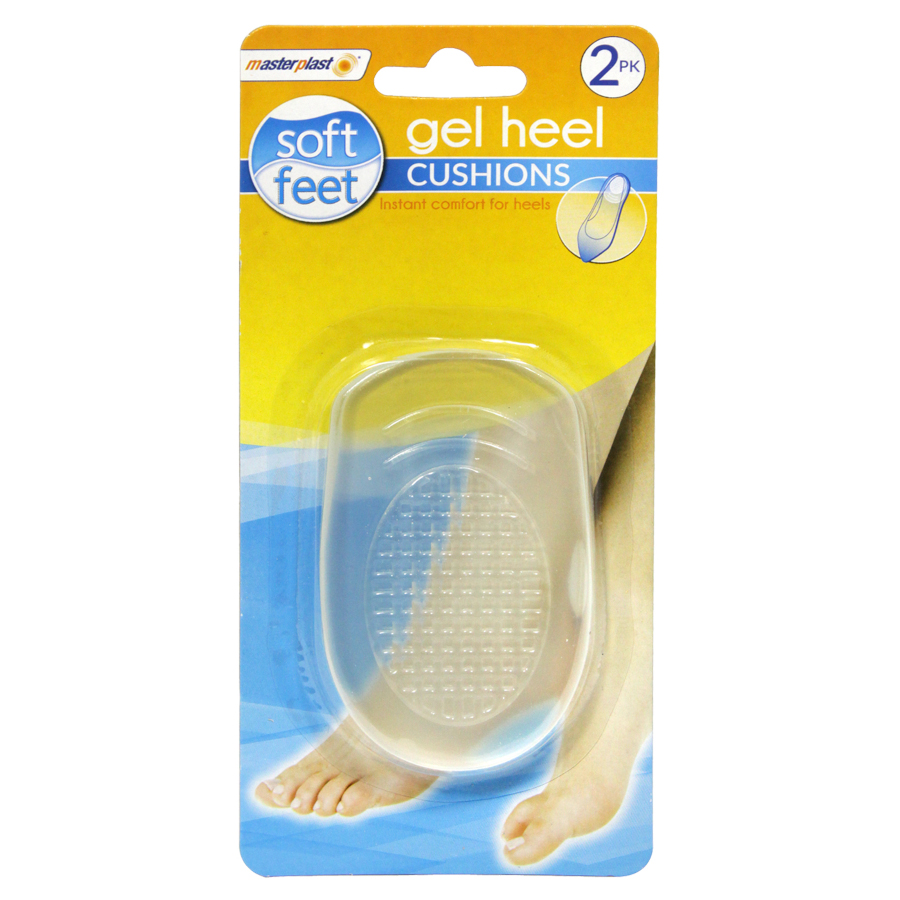 Soft gel heel pads on sale