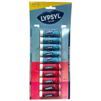Lypsyl Tinted Assorted SPF15 Lip Balm Stick - 10pk (0770)