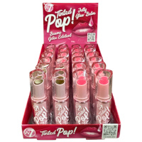 W7 Tinted Pop! Jelly Glow Lip Balm (24pcs) (1552) (TPJ) (£1.41/each) C/61