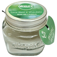Airpure Lime Basil & Mandarin Scented Mini Me Candle (3pcs) (£0.40/each) (1961)