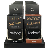 Technic Gel Eyeliner (12pcs) (21541) (£1.22/each) D/76A