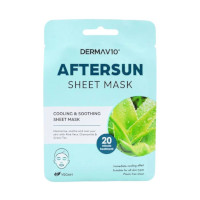 Dermav10 Aftersun Cooling & Soothing Sheet Mask (PC2169), Dove A/9