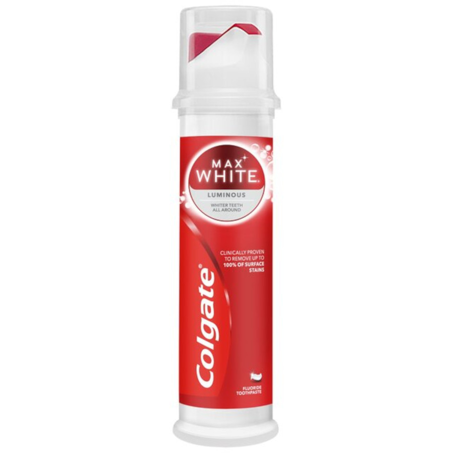 Colgate Max White Luminous Pump Toothpaste - 100ml (5182)