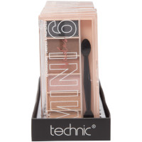 Technic 6's Mini Eyeshadow Palette - Nudes (12pcs) (23507) (£0.71/each) E/54
