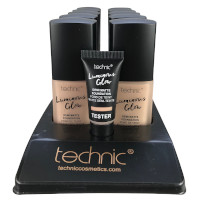 Technic Luminous Glow Demi Matte Foundation - Ivory (10pcs) (29751) (£1.59/each) (7519) D/83