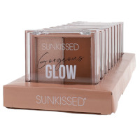 Sunkissed Gorgeous Glow Highlighter And Bronzer Palette (9pcs) (30669) (£1.38/each) SK.B/14