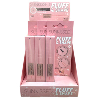 Sunkissed Fluff & Shape Brow Duo Pencil - Medium/Dark Brown (12pcs) (31711) (£1.50/each) SK.E/5