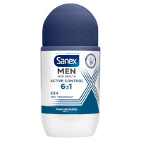Sanex Men Active Control 6in1 48h Anti-Perspirant Roll On - 50ml (6pcs) (3460) (£1.08/each)