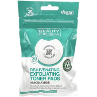 Beauty Formulas Rejuvenating Niacinamide Exfoliating Toner Pads - 30 Pads (3765) (88712) BF/122