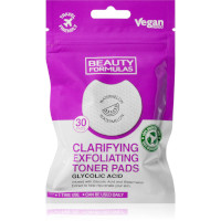 Beauty Formulas Clarifying Glycolic Acid Exfoliating Toner Pads - 30 Pads (3772) (88713) BF/120