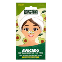 Beauty Formulas Avocado Deep Cleansing Nose Pore Strips - 6 Strips (3857) (88727) BF/38