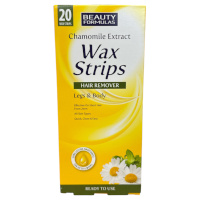 Beauty Formulas Chamomile Legs & Body Wax Strips - 20 Strips (3970) (88741) BF/123