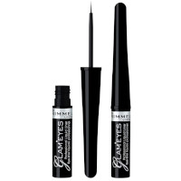 Rimmel Glam'Eyes Liquid Eyeliner - Black (3pcs) (£2.25/each) (0109) R/425