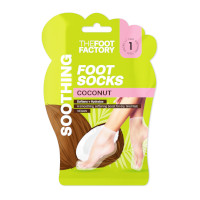 Face Facts The Foot Factory Soothing Coconut Foot Socks - 1 Pair (3887) (43887-012)