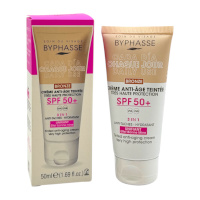 Byphasse Anti-Aging Tinted Bronze SPF 50+ Face Cream - 50ml (6220)