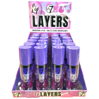 W7 Lip Layers Nourishing Lip Oil (24pcs) (6299) (LLLO) (£1.48/each) B/62c