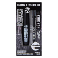 W7 Massive Lashes Volume Mascara & Eyeliner Duo Set (6429)