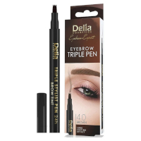 Delia Eyebrow Expert Eyebrow Triple Pen - 4.0 Brown (6993)