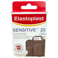 Elastoplast Sensitive Dark Plasters - 20pk (9415)