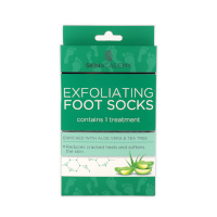 Skin Academy Exfoliating Aloe Vera & Tea Tree Foot Mask Soaks - 1 Treatment (8000) (88000-100) FF.C/10l