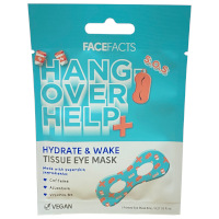 Face Facts Hang-Over Help+ Hydrate & Wake Tissue Eye Mask - 8ml (8068) (28068-150) FF.C/21