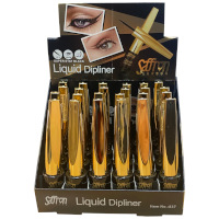 Saffron Liquid Super Stay Black Dipliner (24pcs) (8379) (£0.75/each) A/12