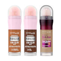 Maybelline Instant Anti Age Effekt & Perfector 4-In-1 Glow Make Up (22pcs) (Assorted) (£3.75/each)