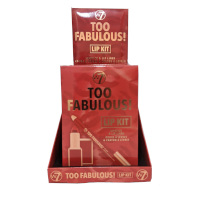 W7 Too Fabulous! Lip Kit (6pcs) (£2.10/each) (7008) C35