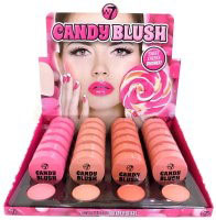 W7 Candy Blush (24pcs) (CANDY) (7618) (£1.10/each) C/64