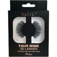 Technic Faux Mink 3D Lashes - Paris (6pcs) (£1.53/each) (29539) D7