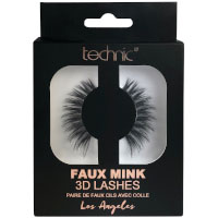 Technic Faux Mink 3D Lashes - Los Angeles (6pcs) (£1.53/each) (29536) D4