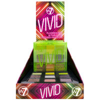 W7 Vivid Pressed Pigment Palette - Glowin' Green (8pcs) (VVPGG) (£1.83/each) (5589) C/89