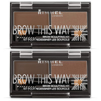 Rimmel Brow This Way Brow Sculpting Kit - 2.4g (Options) R/335