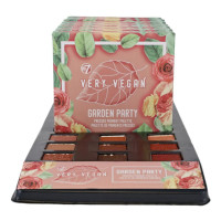 W7 Very Vegan Garden Party Pressed Pigment Palette (8pcs) (VVGP) (7885) (£2.12/each) C/117
