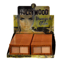 W7 Hollywood Bronze & Glow Compact (20pcs) (HBG) (0736) (£1.90/each) C/82