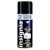 Insignia Zero Shaving Foam with Glycerin & Menthol - 400ml (6pcs) (5200) (£1.25/each) K.C/7