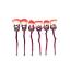 Lilyz Rose Makeup Brushes (6pcs) (Pink) (£1.33/each) LILYZ/48